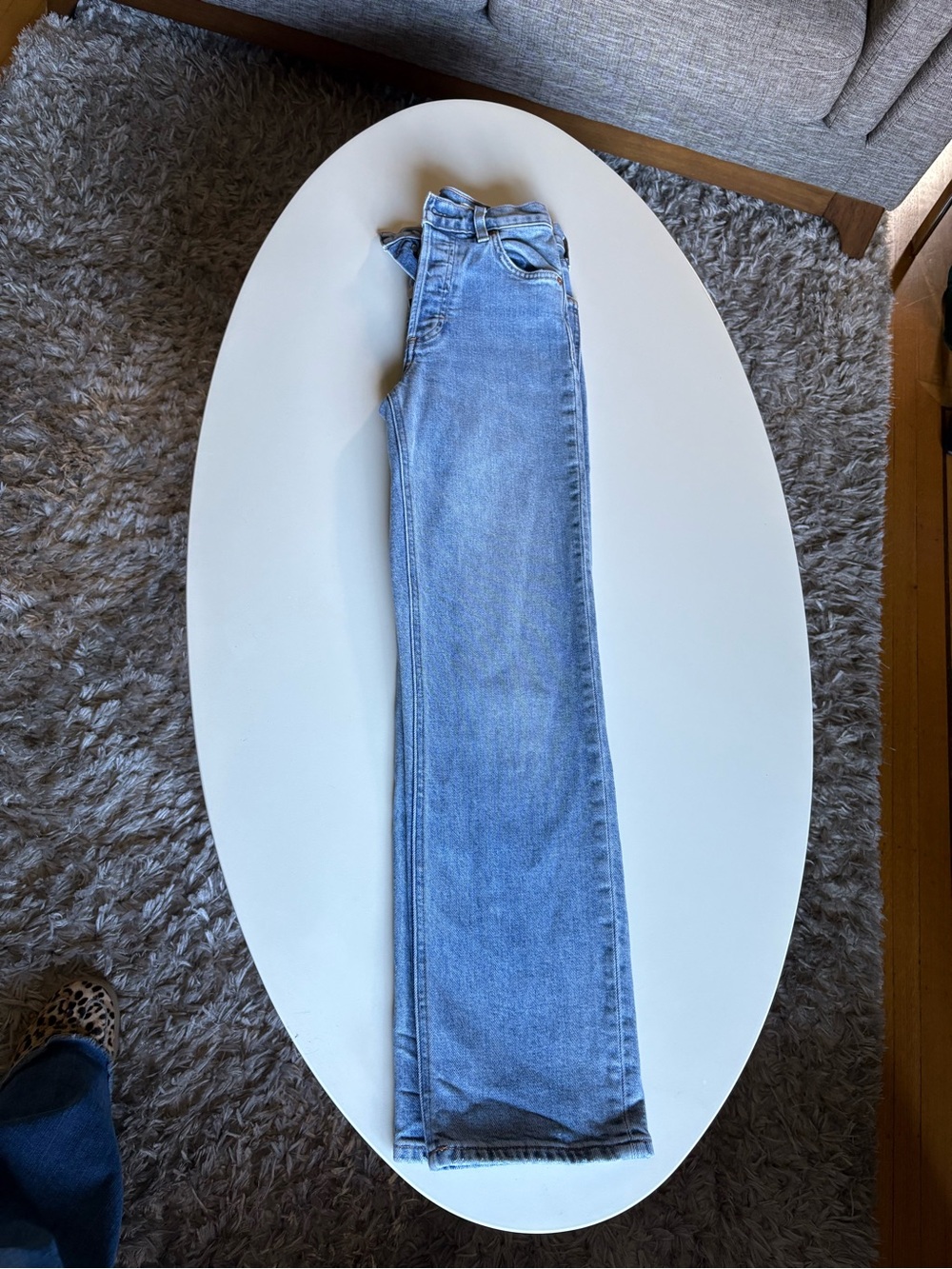 Denim Forum The Arlo Hi-Rise Straight Jean